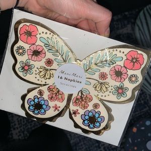 Meri meri butterfly napkins